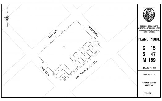 Lote en esquina – Sup. 94m – Villa Crespo