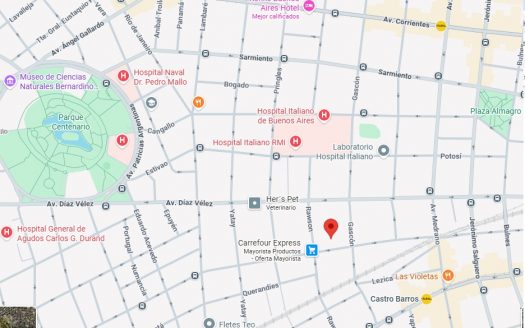 553m – Lote de 8.78×62.59 – USAM Alta – Apto 22.8m de altura – Almagro